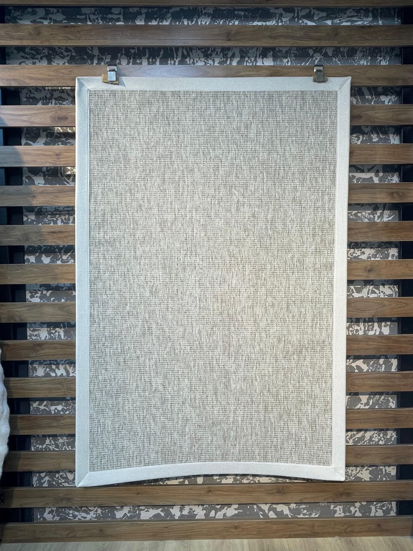 Rugland RL02 GRİ/BEYAZ Bordür Sisal Halı