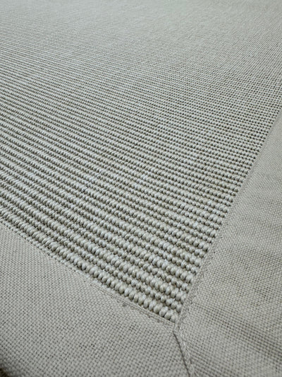 Rugland RL04 Beyaz/Bej Bordür Sisal Halı