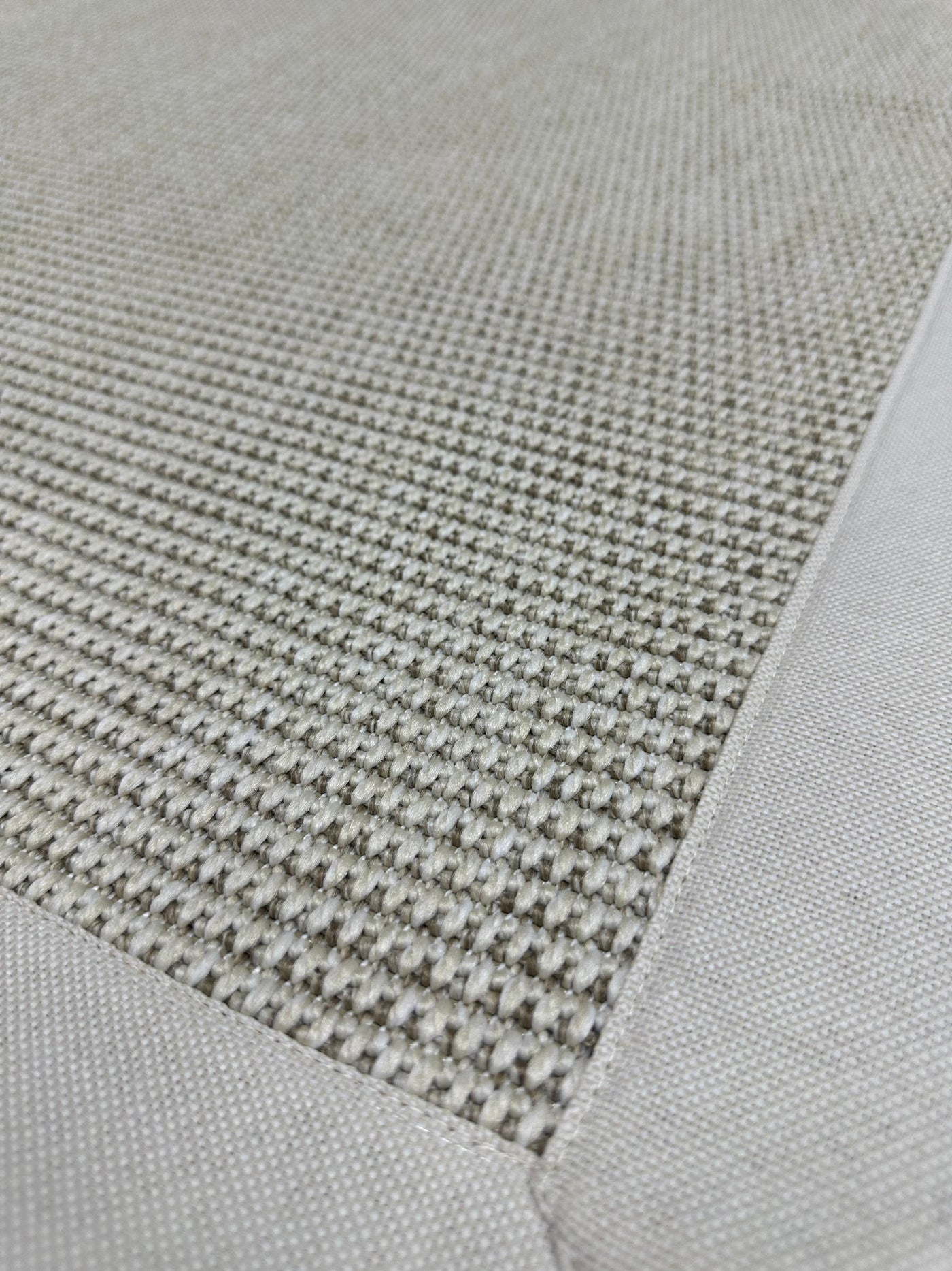 Rugland RL06 Beyaz/Krem Bordür Sisal Halı