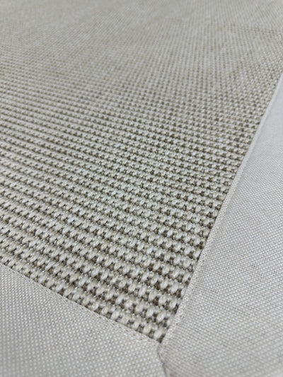 Rugland RL06 Beyaz/Krem Bordür Sisal Halı