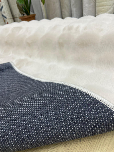 Sütlü Kahve Bubble Tavşan Serisi  Peluş Halı