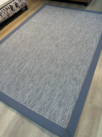 Rugland RL01 Mavi Bordür Sisal Halı