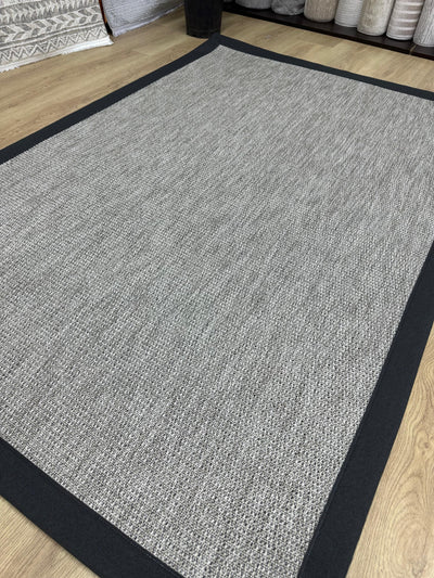 Rugland RL05 Siyah Bordür Sisal Halı