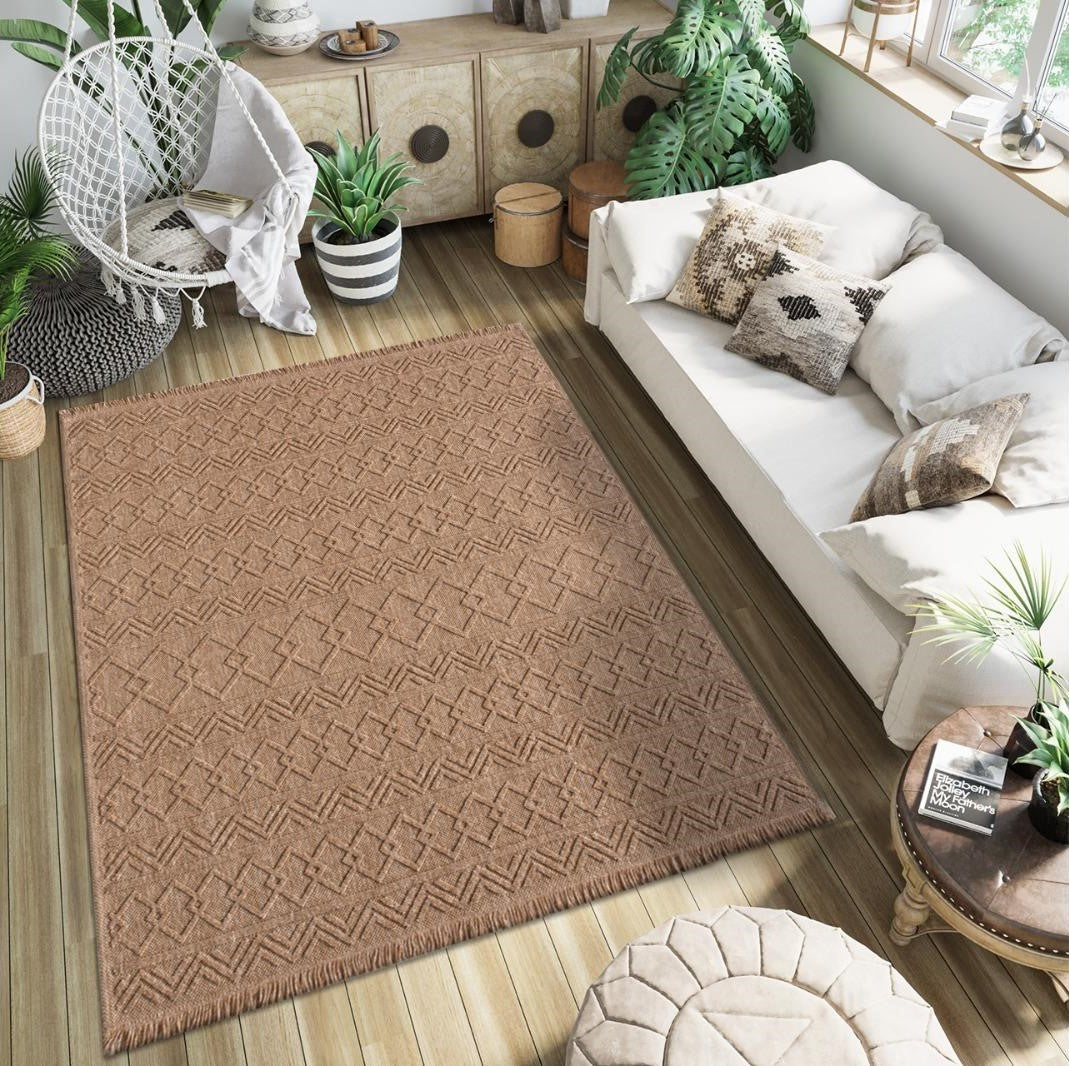 Bravvo BR004 Kahverengi Dekoratif Halı ✂️