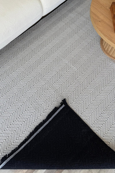 RUGSİS Sisal Leke Tutmaz Yıkanabilir Beyaz Halı Kilim
