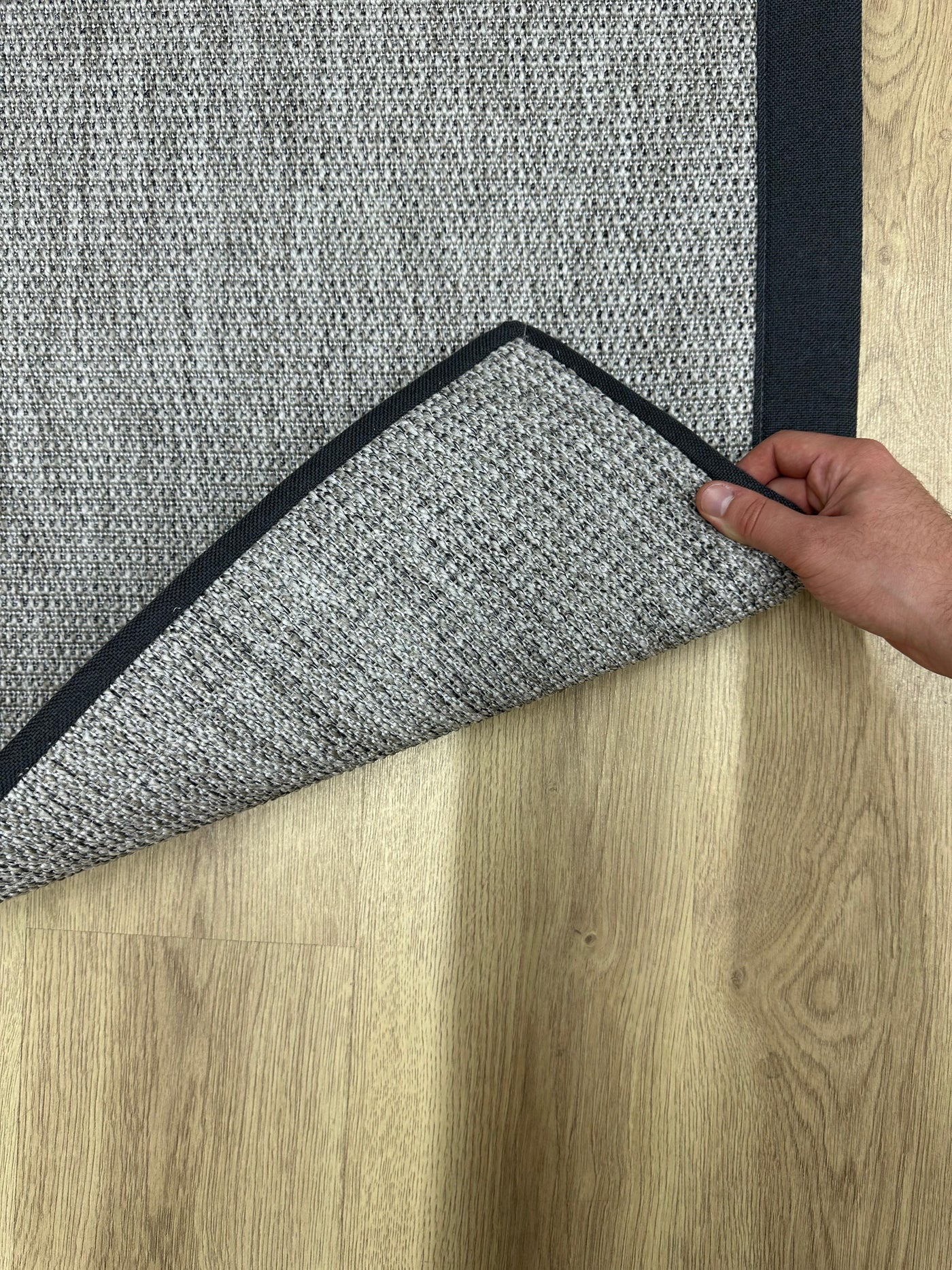 Rugland RL05 Siyah Bordür Sisal Halı