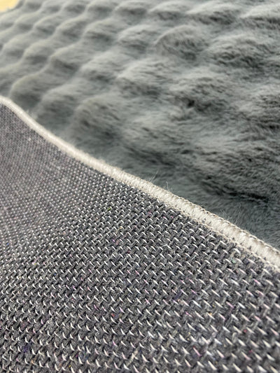 Antrasit Bubble Tavşan Serisi  Peluş Halı