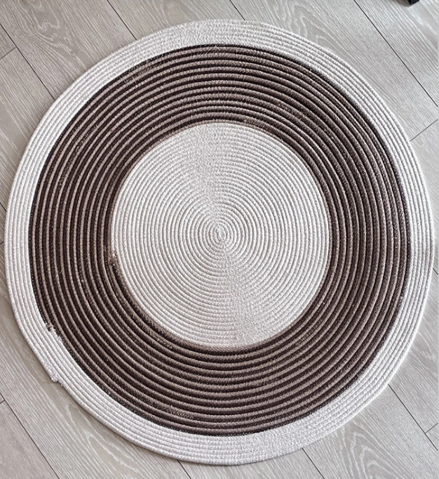 Sisal Çember Model Dekoratif Modern Jüt Hasır Kilim RGD007