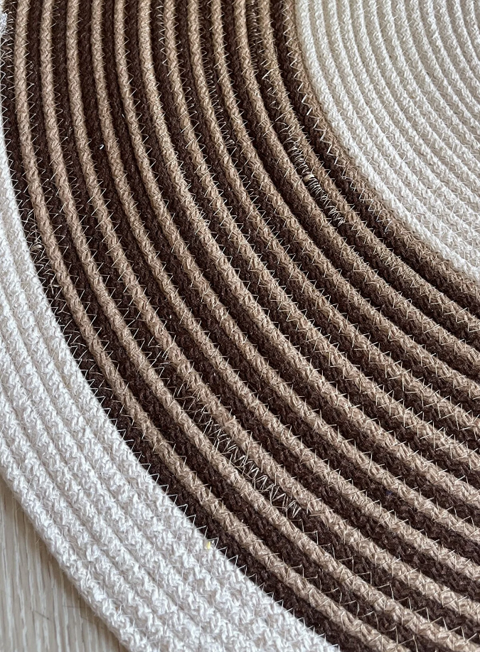 Sisal Çember Model Dekoratif Modern Jüt Hasır Kilim RGD007