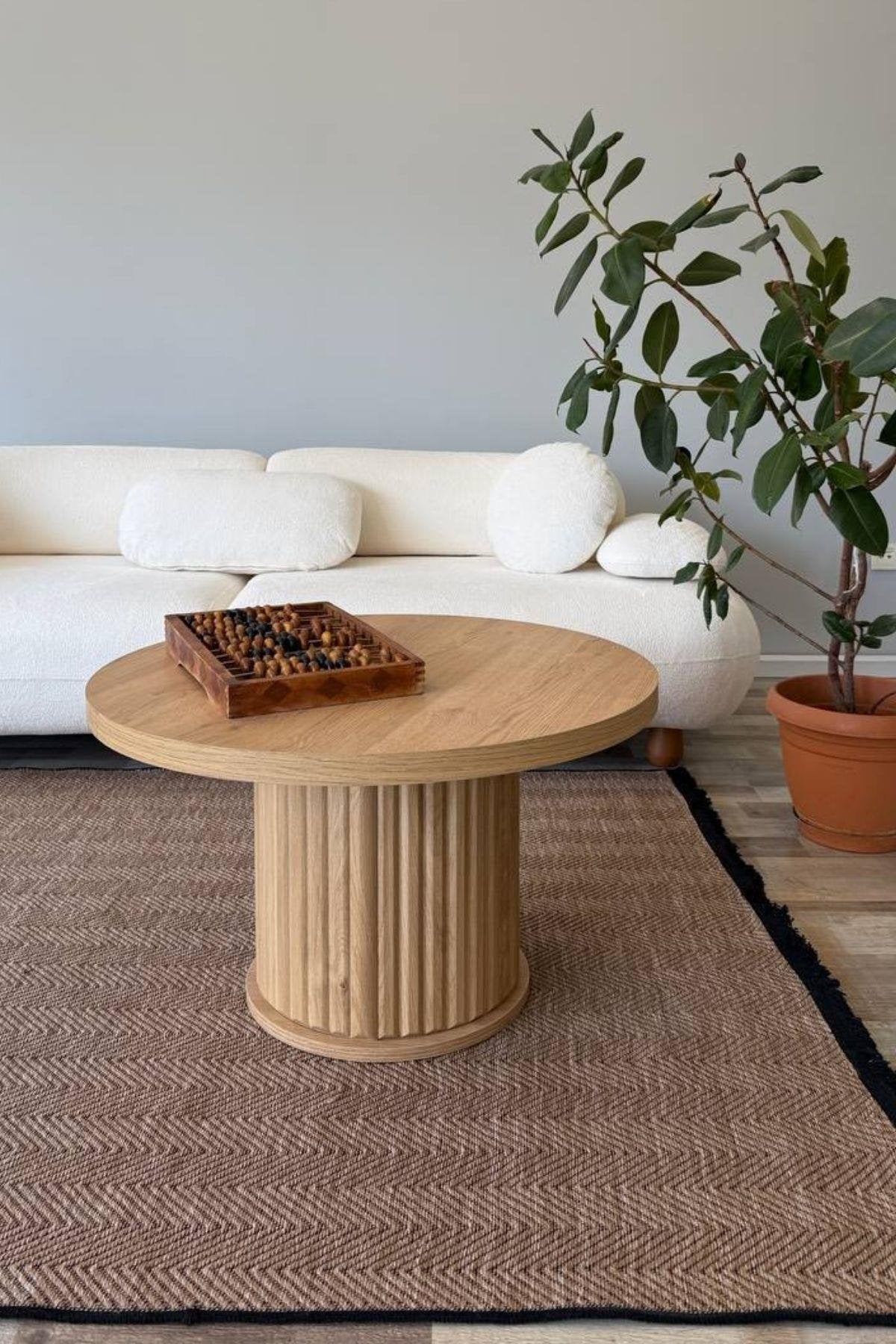 RUGSİS Sisal Leke Tutmaz Yıkanabilir Kahverengi Halı Kilim