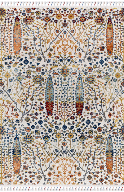 Antique AN005 Çok Renkli Hav Toz Vermez Halı