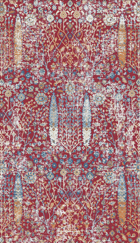 Antique AN004 Çok Renkli Hav Toz Vermez Halı