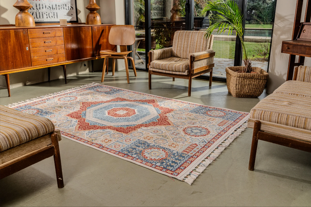 Antique AN003 Çok Renkli Hav Toz Vermez Halı