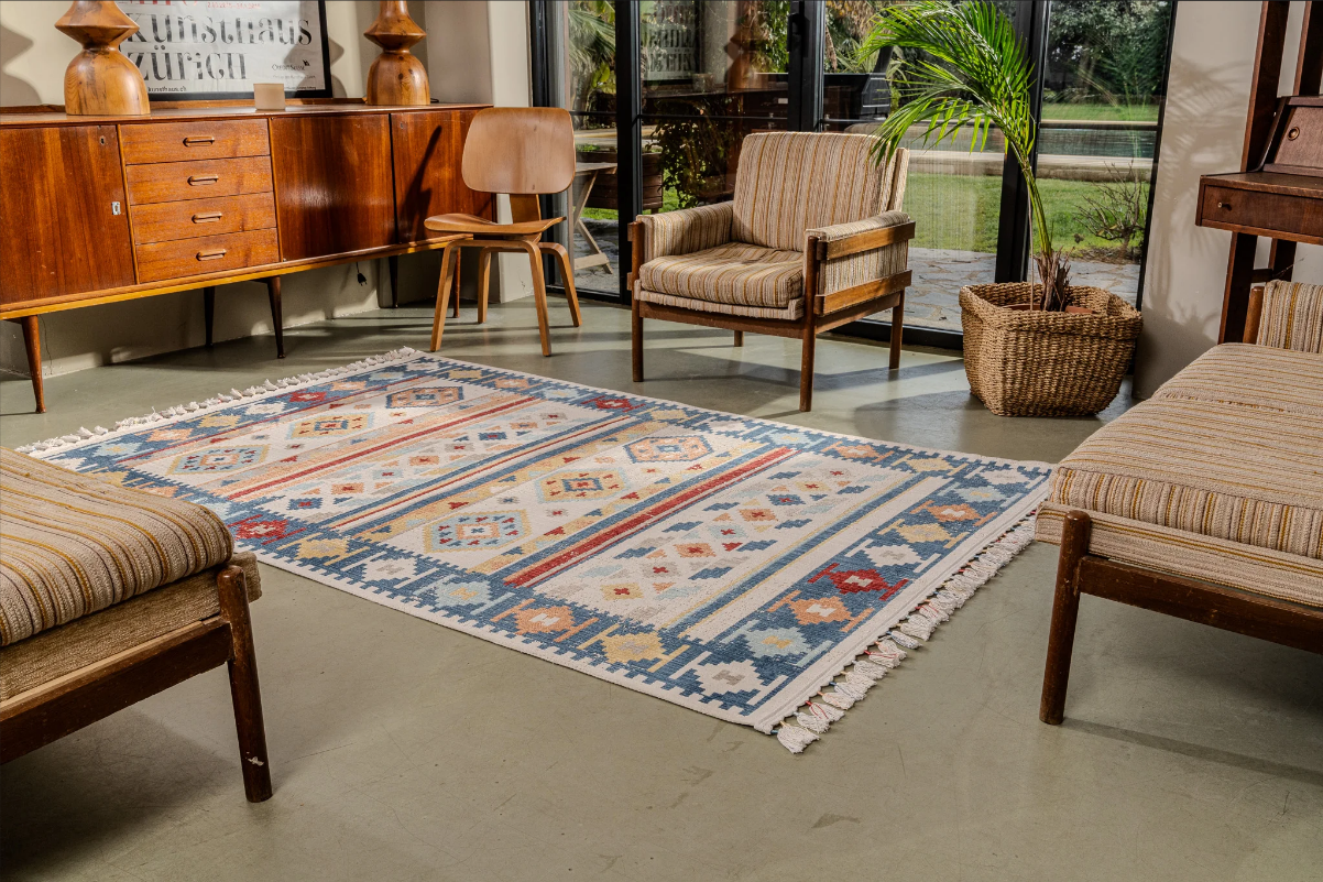 Antique AN006 Çok Renkli Hav Toz Vermez Halı