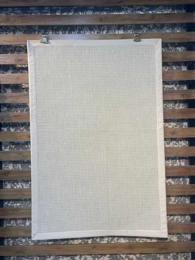 Rugland RL04 Beyaz/Bej Bordür Sisal Halı