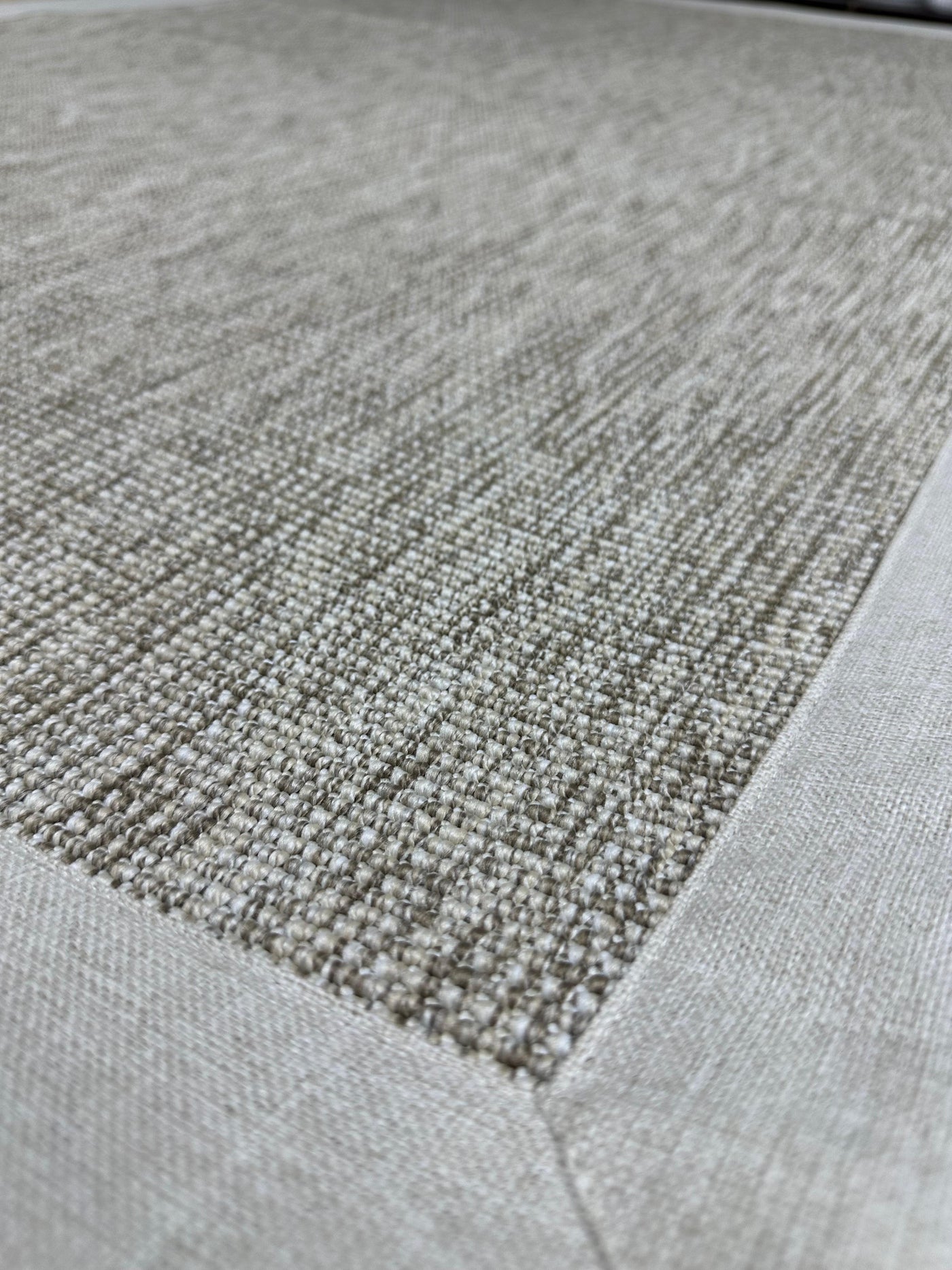 Rugland RL02 GRİ/BEYAZ Bordür Sisal Halı