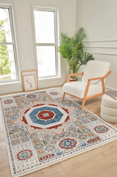 Antique CO003 Çok Renkli Hav Toz Vermez Halı