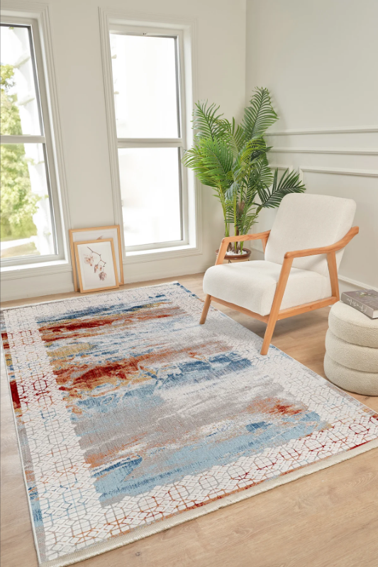 Antique  CO006 Çok Renkli Hav Toz Vermez Halı