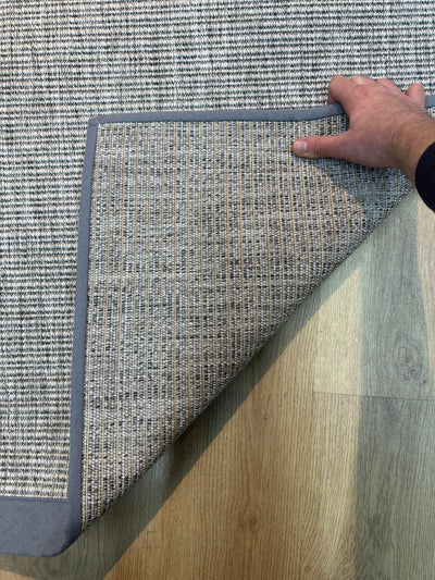 Rugland RL01 Mavi Bordür Sisal Halı