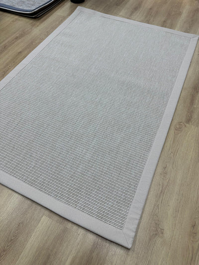 Rugland RL04 Beyaz/Bej Bordür Sisal Halı