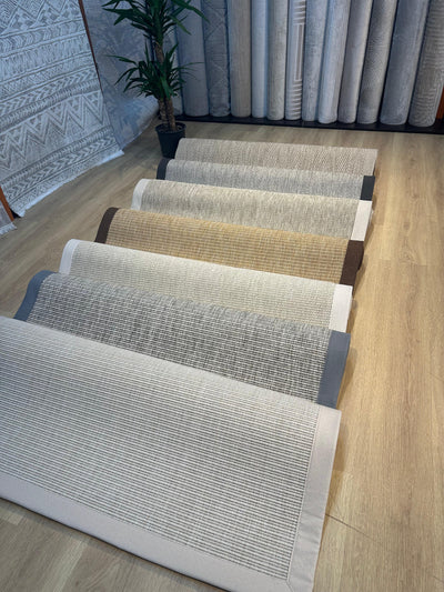 Rugland RL05 Siyah Bordür Sisal Halı