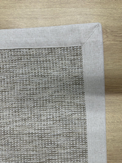 Rugland RL02 GRİ/BEYAZ Bordür Sisal Halı