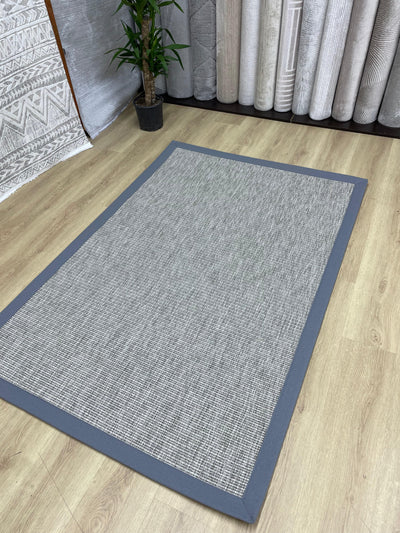 Rugland RL01 Mavi Bordür Sisal Halı